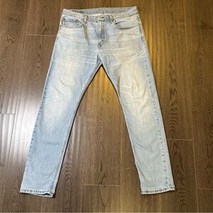 Levi’s 512 Slim Taper Jeans Men’s W36 L34 Light Wash Denim Zip Fly